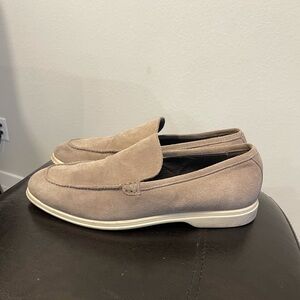 To Boot New York-Mens taupe suede slip on Cassidy shoes 10.5